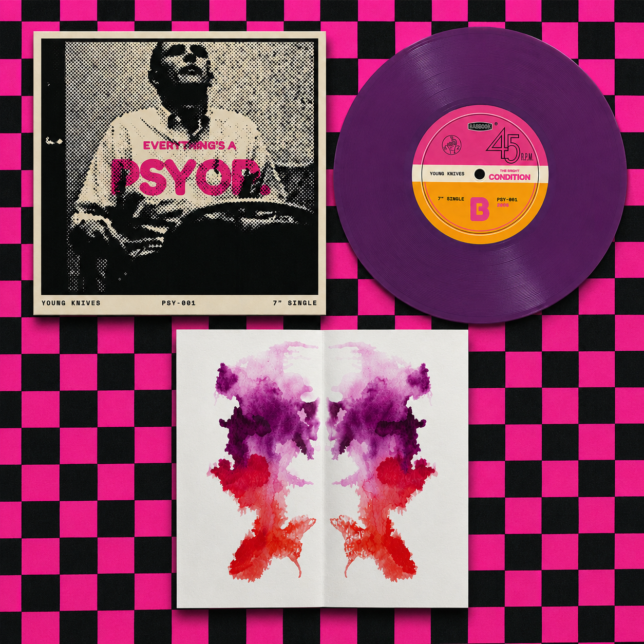Everything's a Psyop ltd edition 7" single. (purple Vinyl)