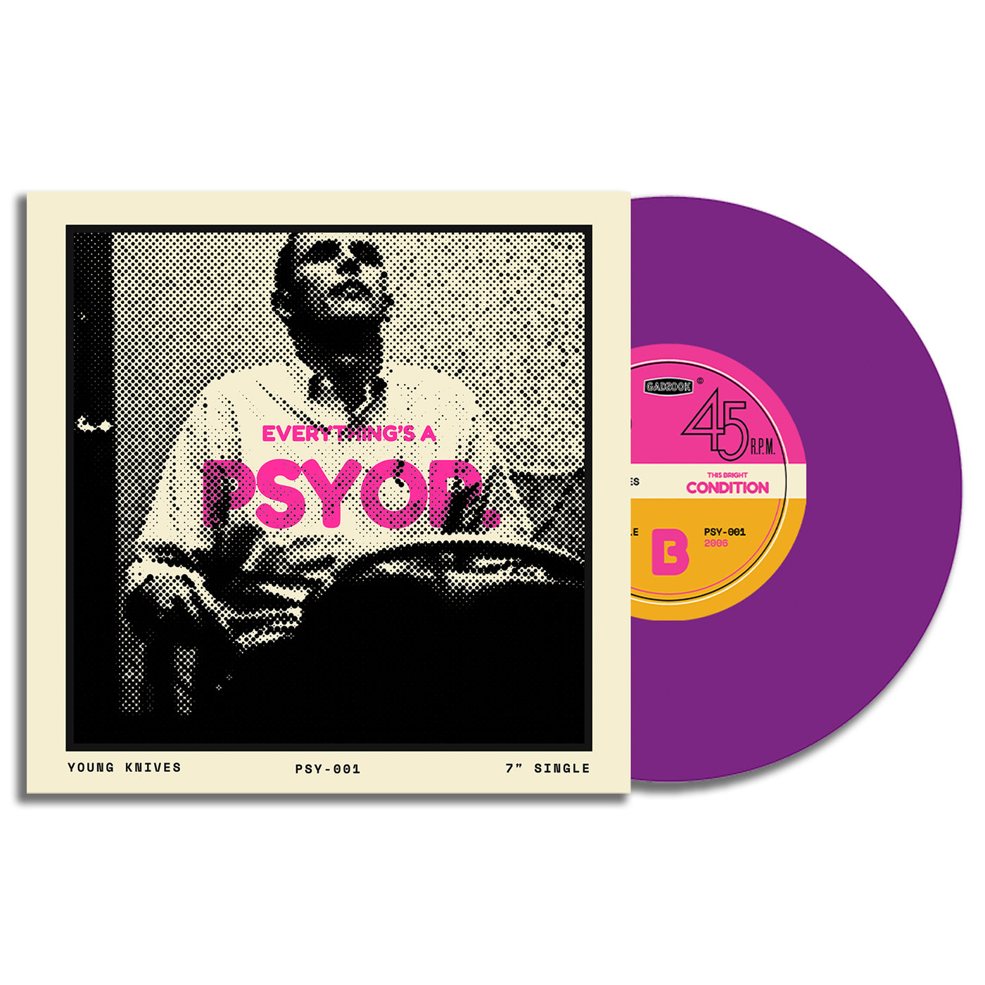 Everything's a Psyop ltd edition 7" single. (purple Vinyl)
