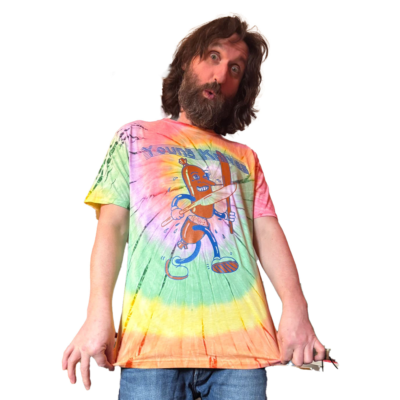 Auto Cannibal Sausage T-shirt - Tie Dye